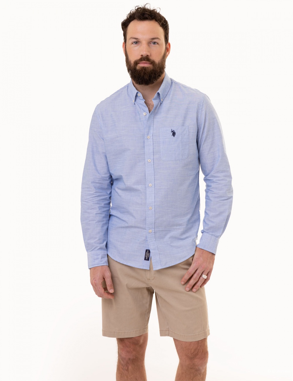 Рубашка мужская U.S .POLO ASSN, размер М.