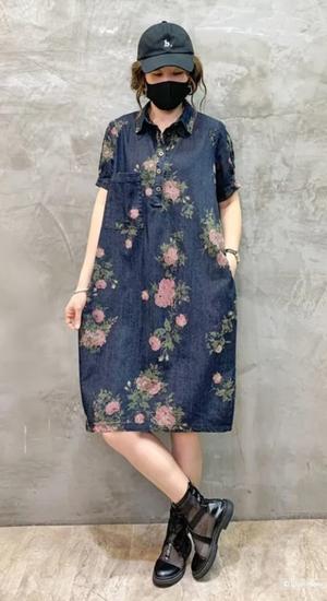 Платье джинсовое Max LuLu. Размер M-L