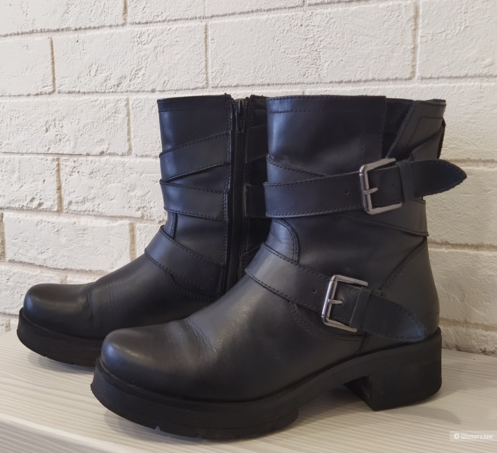 Ботинки высокие полусапоги ботильоны Wortmann (Tamaris) р.37,5-38,5