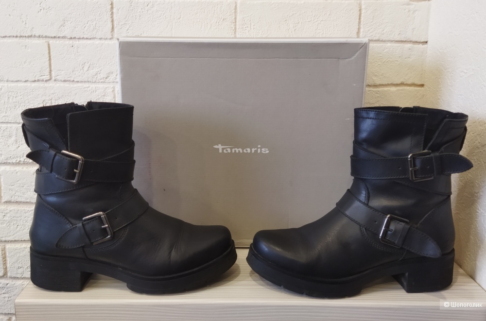 Ботинки высокие полусапоги ботильоны Wortmann (Tamaris) р.37,5-38,5