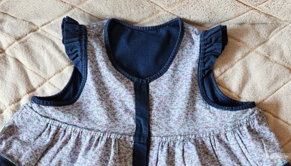 Джинсовый жилет Johnature. Размер One Size