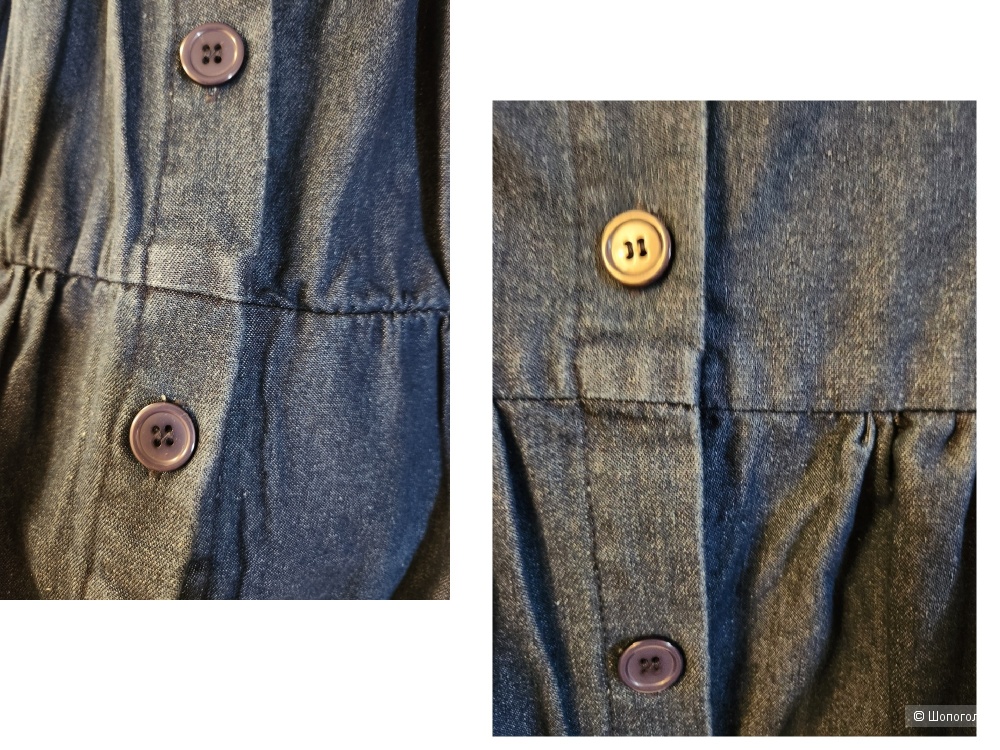 Джинсовый жилет Johnature. Размер One Size