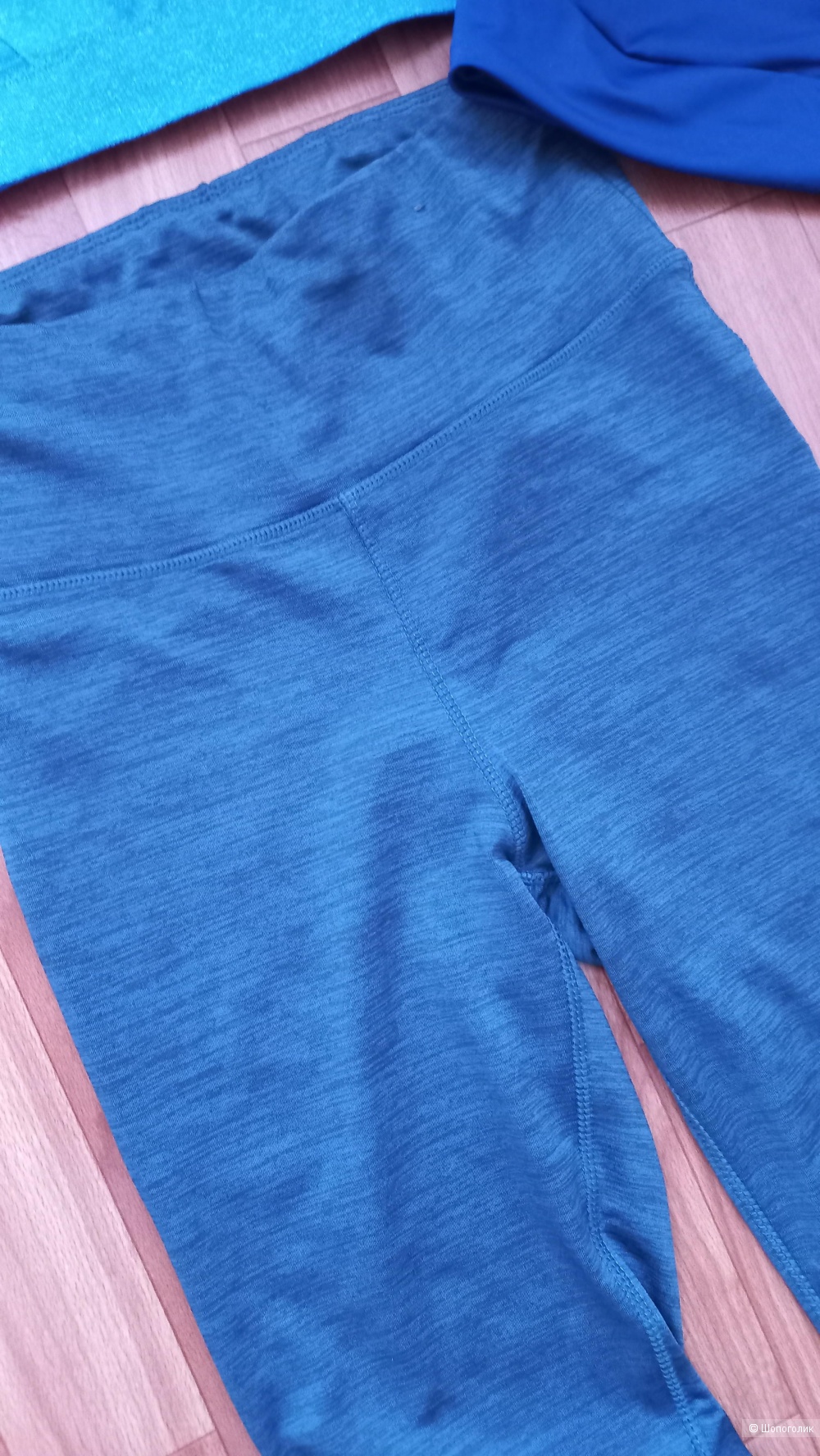 Комплект для спорта легги WORK OUT, топ бра VICTORIA SPORT,  топ размер XS, (s)