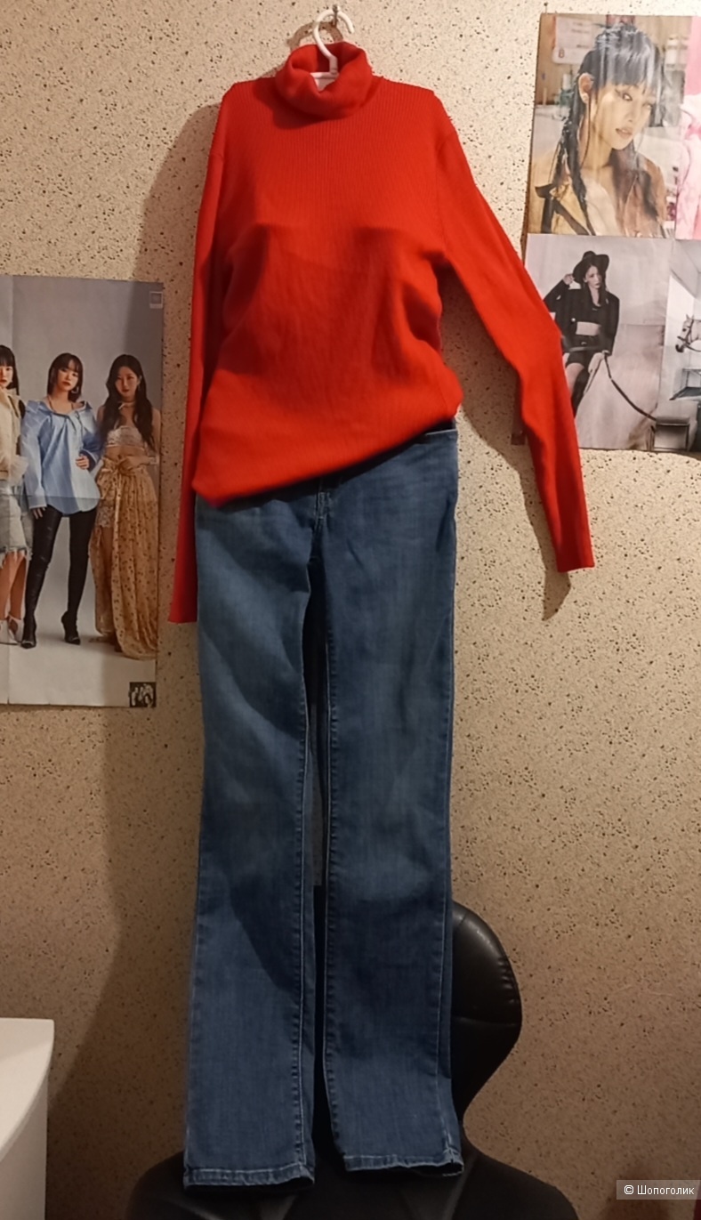 Сетом джинсы LEVIS и водолазка лапша M&S, размер W26L32 42-44 (44-46)