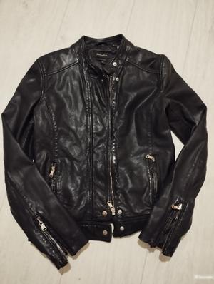 Кожаная куртка Massimo Dutti р - р S (42)