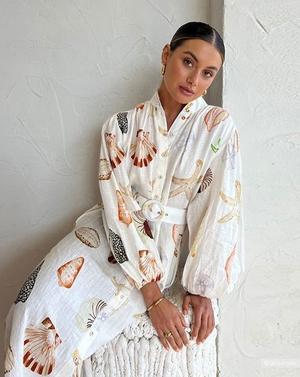 Платье бохо под Zimmermann seashells, 42/44/46