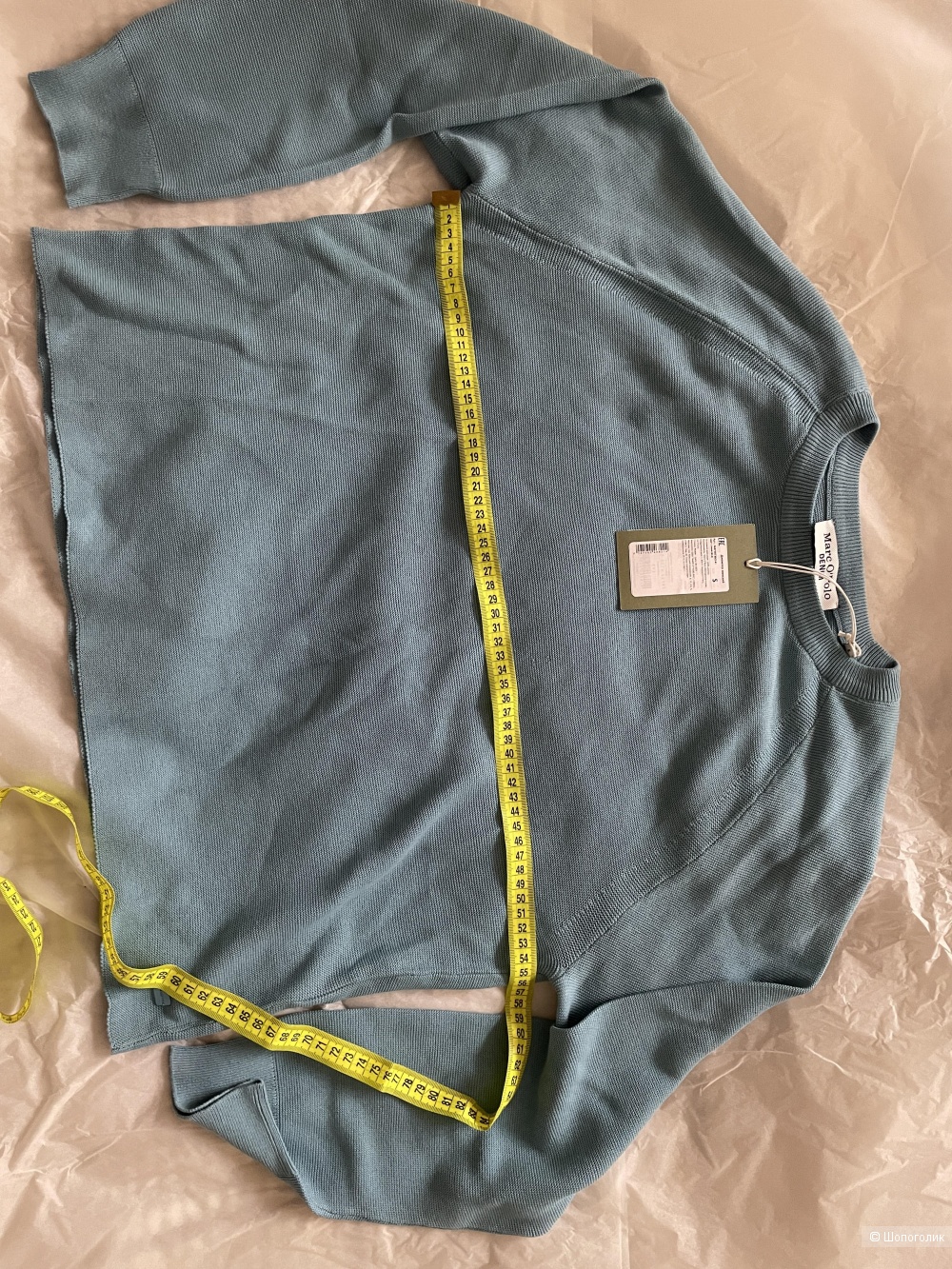 Хлопковый джемпер Marc O'Polo, размер S (oversize)