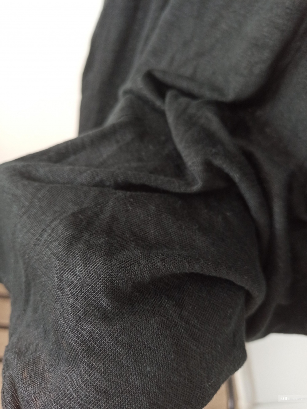 Льняная футболка H&M Premium / L