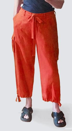 Брюки карго льняные my Own (Великобритания). Размер D 44/ GB 18/ F 46.