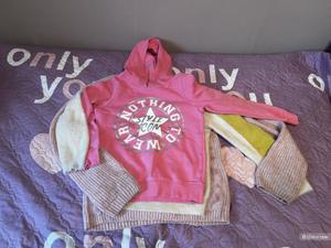 Комплект из свитеров и толстовки, рост 146-152