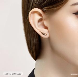 Серьги из золоченого серебра Sokolov