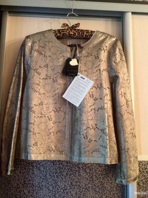 Кожаная куртка Twin-set Simona Barbieri , маркировка L