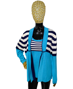 Кардиган и топ Fiora Blue, размер 46-48