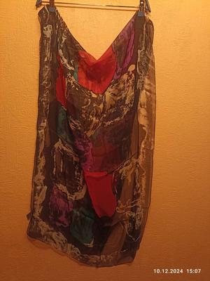 Шарф натуральный шелк 65*172