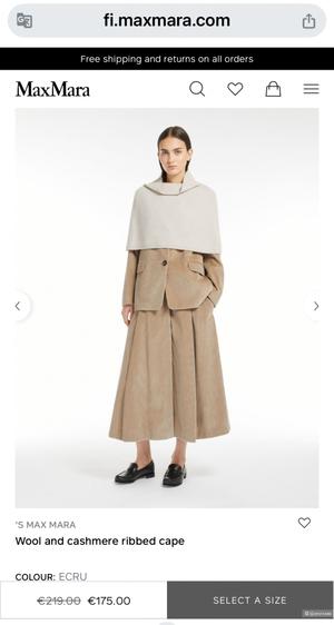 Накидка MaxMara без размера