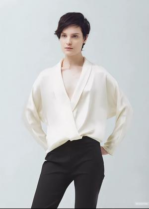 Шелковая блузка MANGO размер L