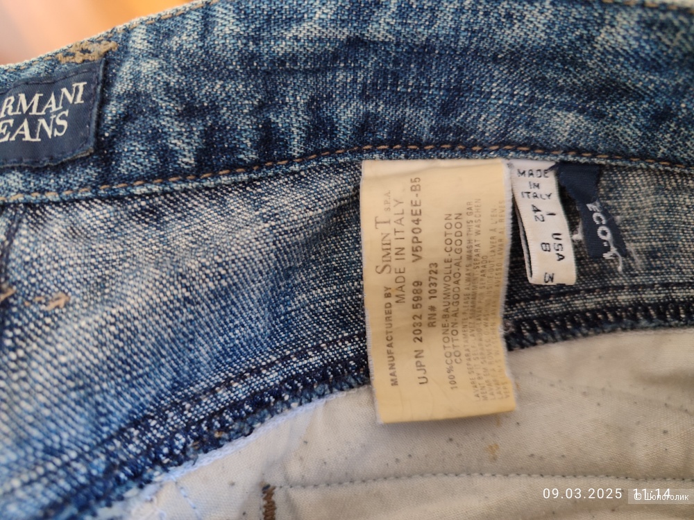Джинсы ARMANI JEANS, р. 44-46, Италия