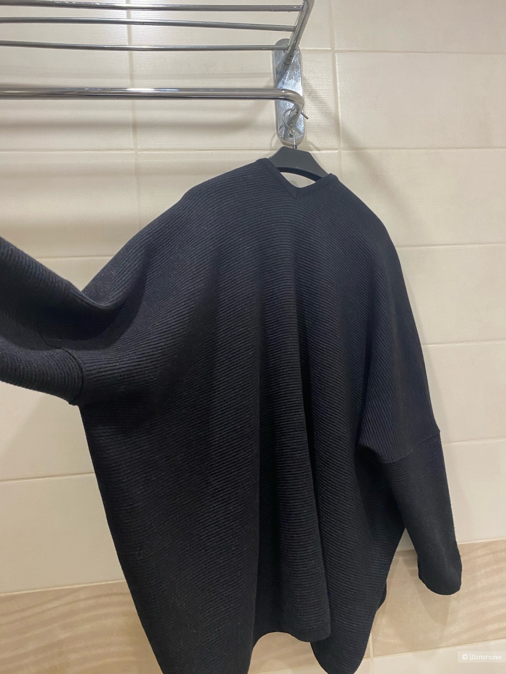 Шерстяное пальто накидка Мiriam Рleffer.Оверсайз