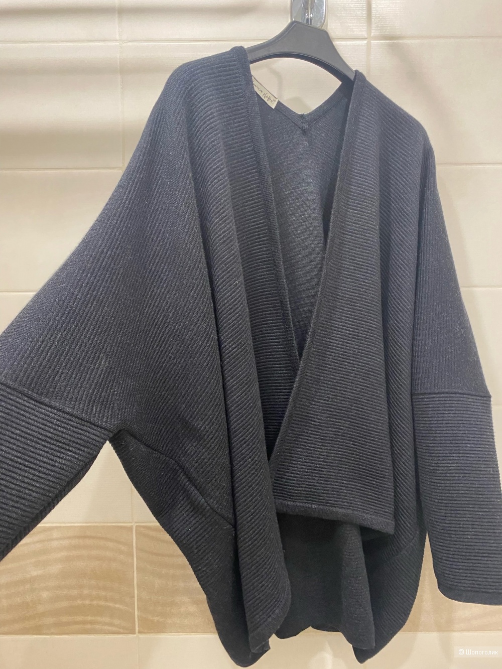 Шерстяное пальто накидка Мiriam Рleffer.Оверсайз