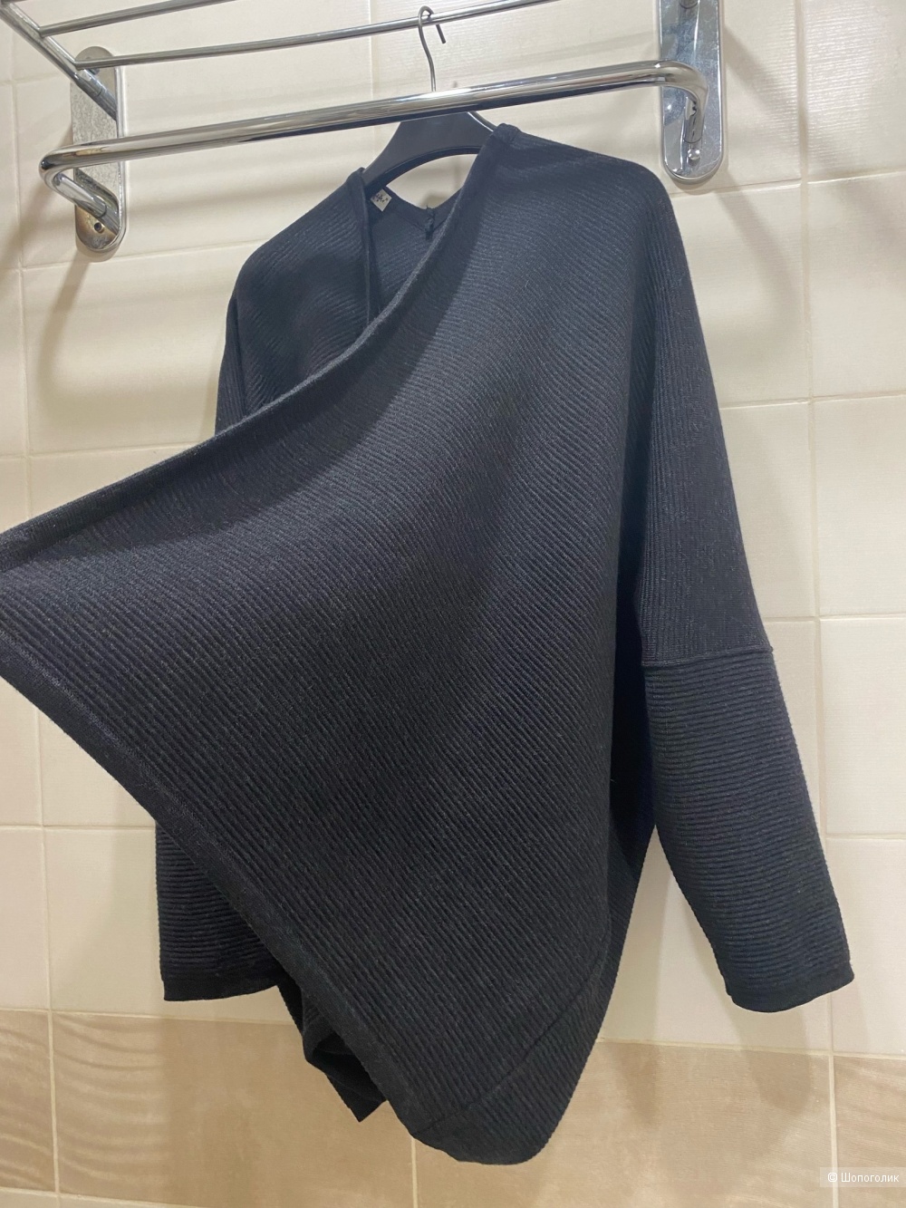 Шерстяное пальто накидка Мiriam Рleffer.Оверсайз