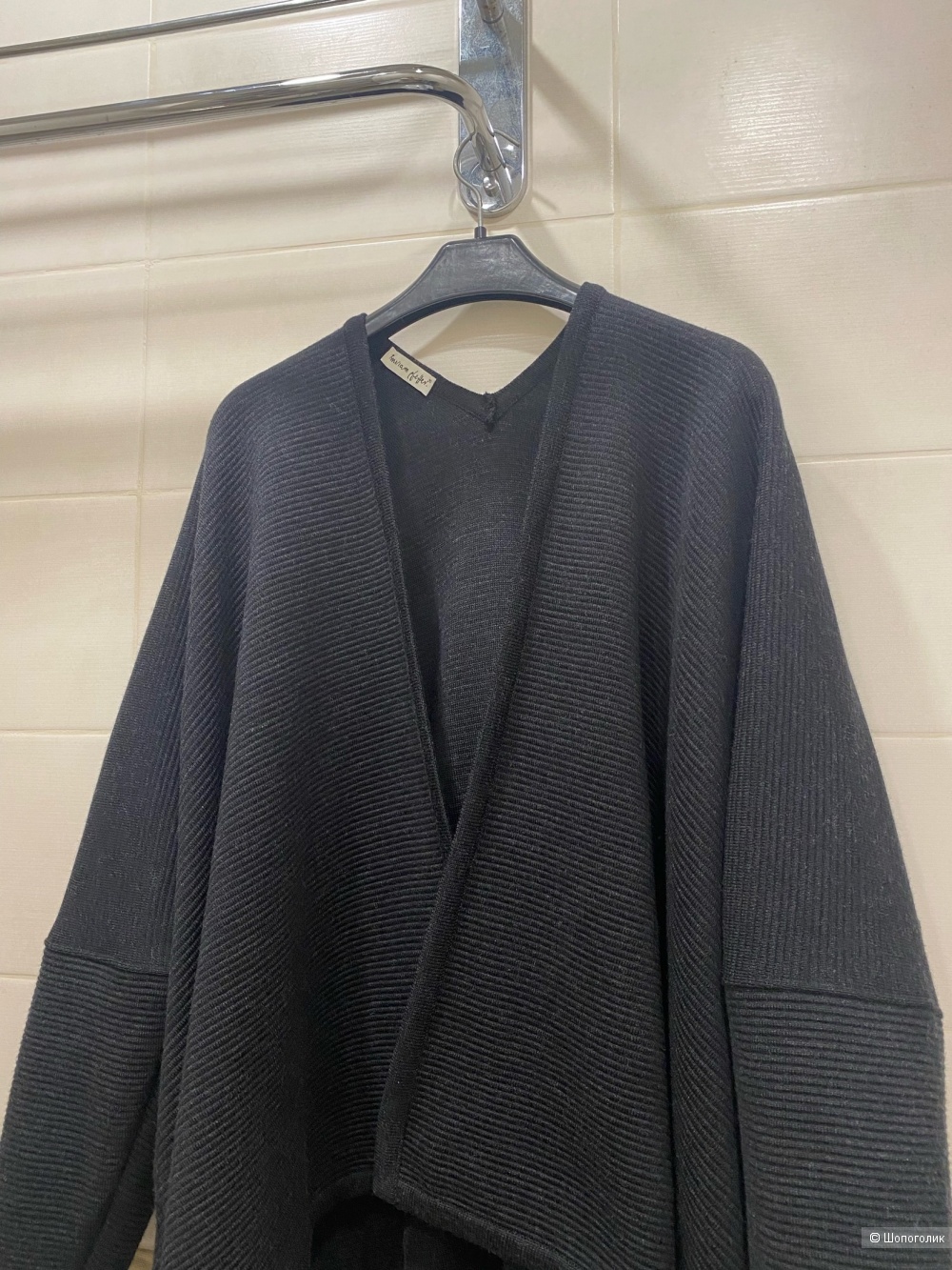 Шерстяное пальто накидка Мiriam Рleffer.Оверсайз