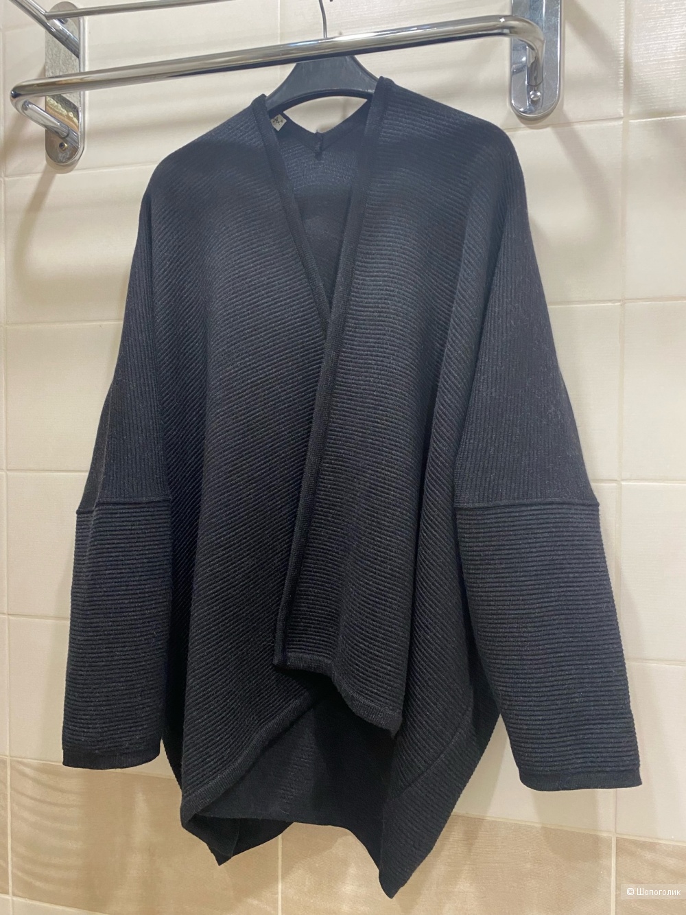 Шерстяное пальто накидка Мiriam Рleffer.Оверсайз