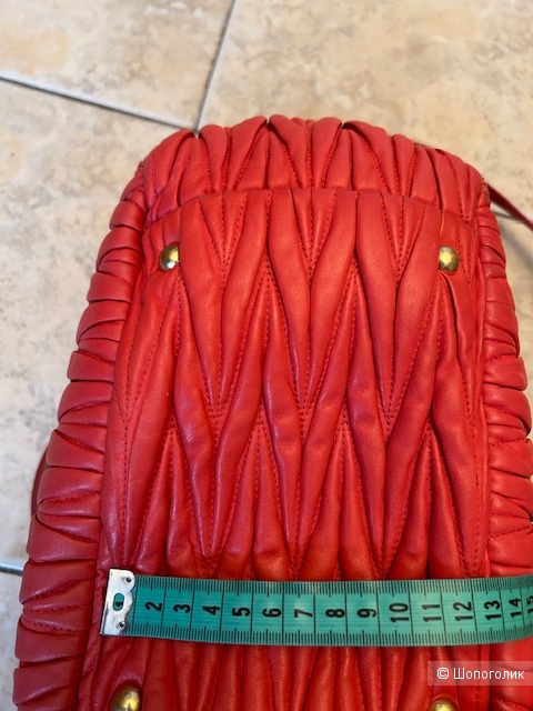 Сумка из кожи наппа Miu Miu Matelassé