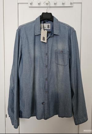 Рубашка  из денима бренда 8 р. XXL на 50/52