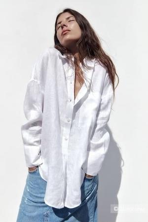 Льняная рубашка Zara/M