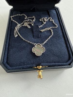 Колье Van cleef серебро 925