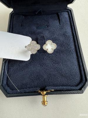 Кольцо Van cleef серебро