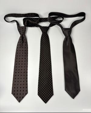 Лот 5 галстуков Gucci, Armani, универсальный размер