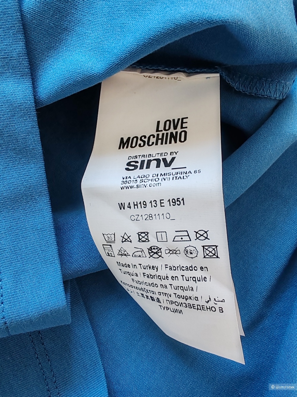 Футболка Love Moschino, размер 48 IT