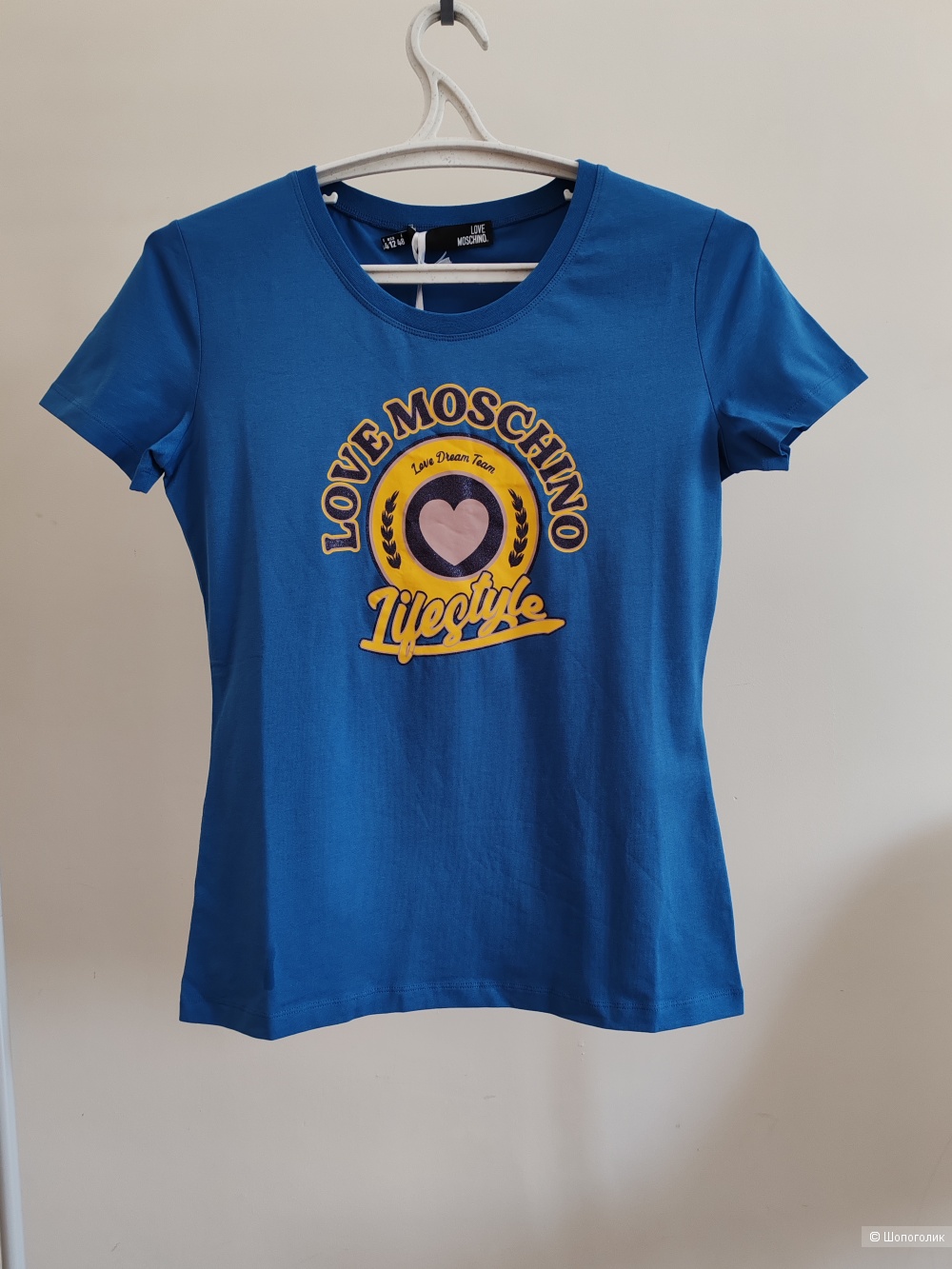 Футболка Love Moschino, размер 48 IT