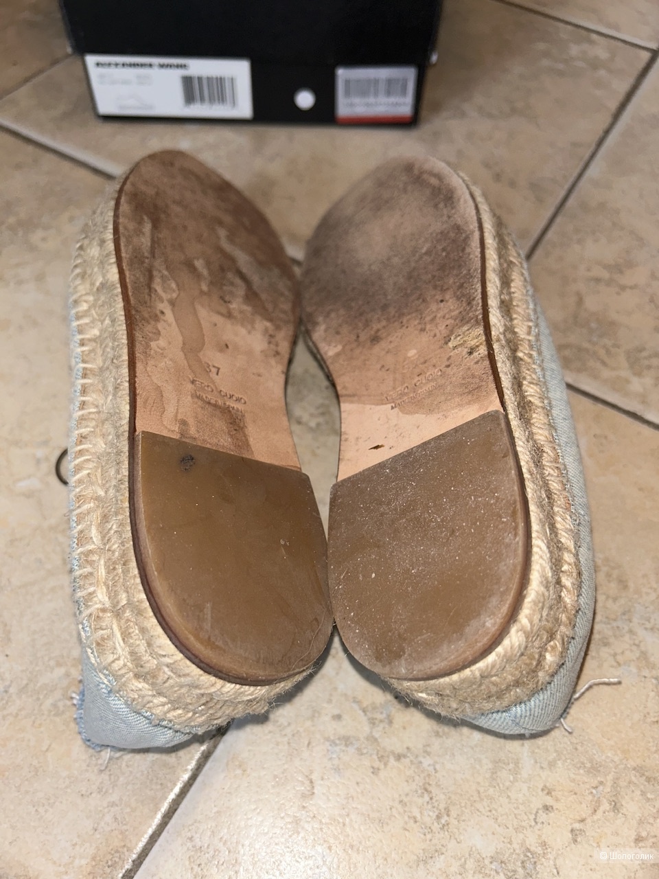 Эспадрильи из денима Alexander Wang, размер 37