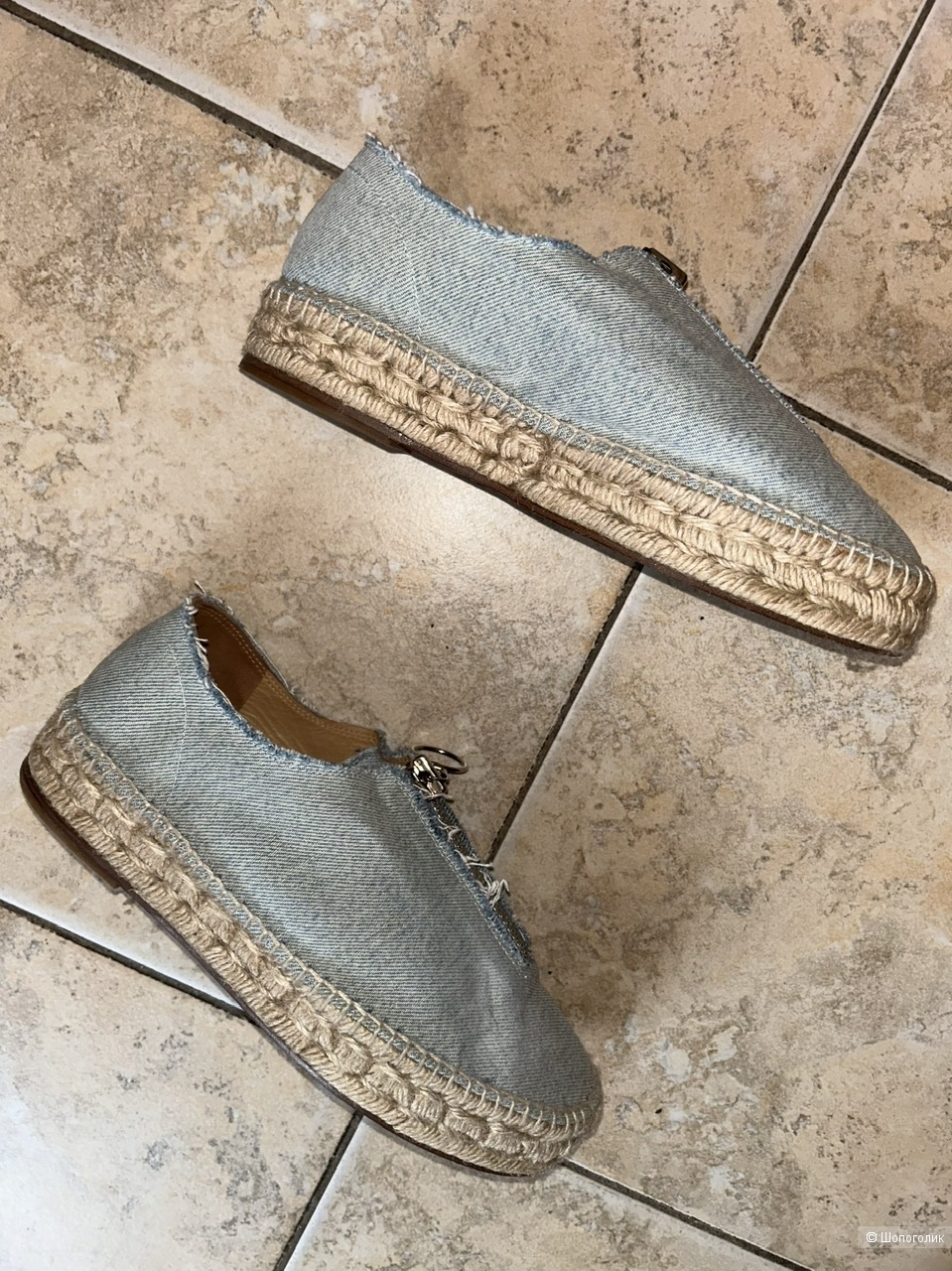 Эспадрильи из денима Alexander Wang, размер 37