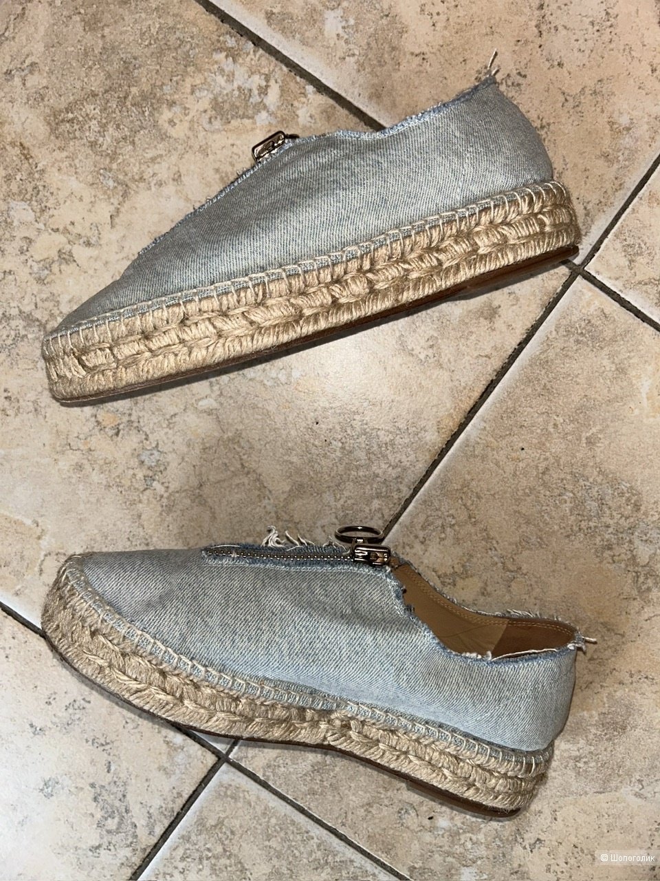 Эспадрильи из денима Alexander Wang, размер 37