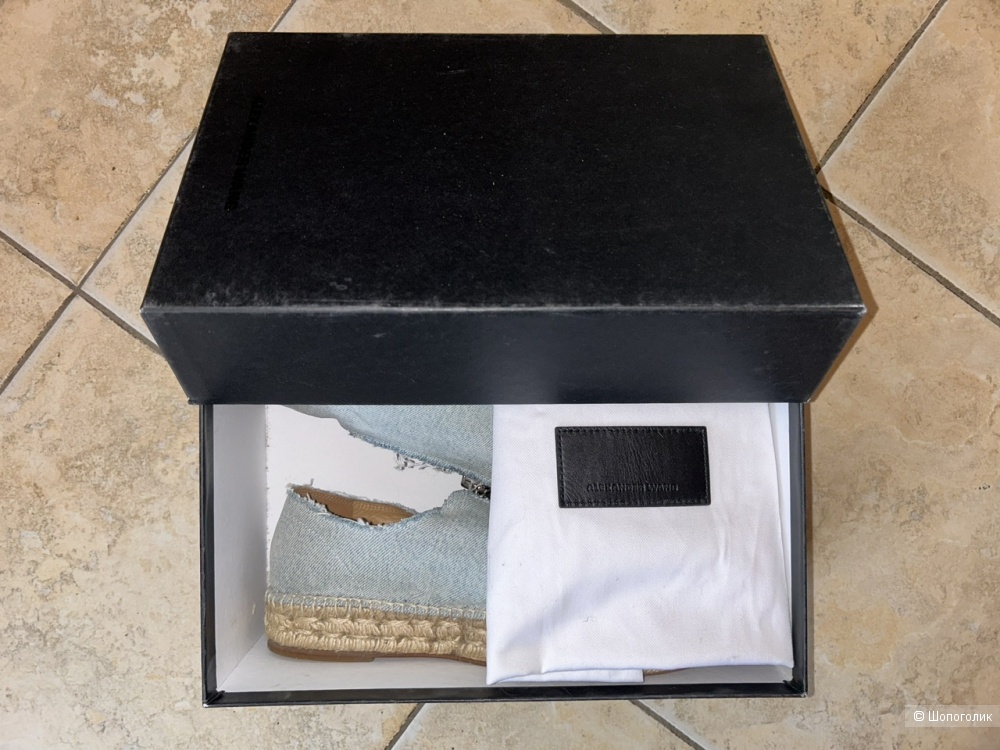 Эспадрильи из денима Alexander Wang, размер 37