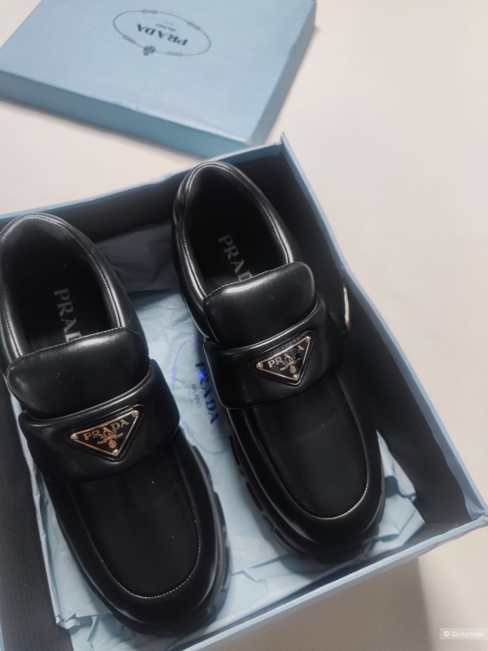 Женские лоферы Prada 39 40 eu
