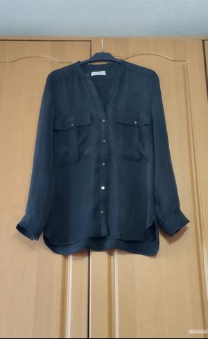 Блуза рубашка женская cupro ZARA, s/m