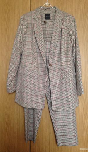 Костюм (жакет и брюки) New Look, 18 UK/54 RU