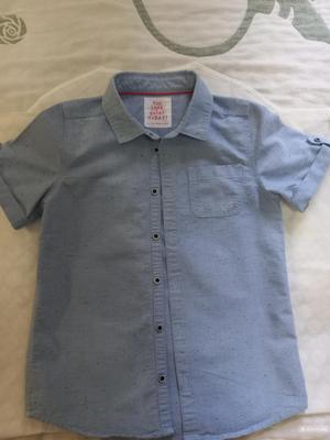 Рубашка джинсовая Mother Care, 9-10 лет, до 140 см.