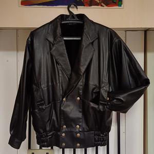 Кожаная куртка- авиатор Lime, one size.