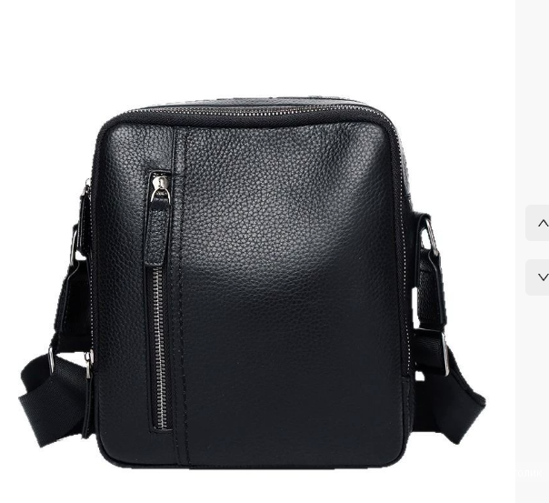 Мужская сумка через плечо из натуральной кожи