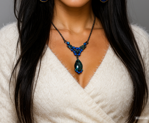 Винтажное ожерелье, размер универсальный