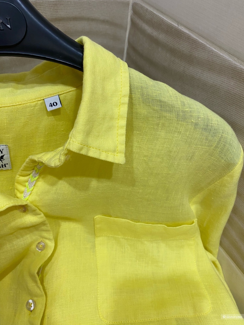 Льняное платье-рубашка Emily Van den Bergh.Размер фирм.40.+смежные.