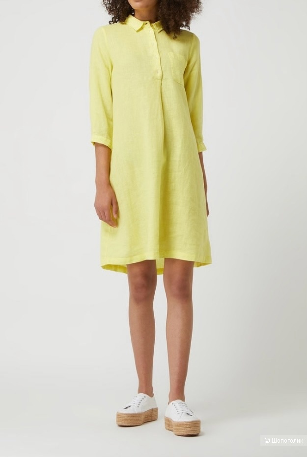 Льняное платье-рубашка Emily Van den Bergh.Размер фирм.40.+смежные.