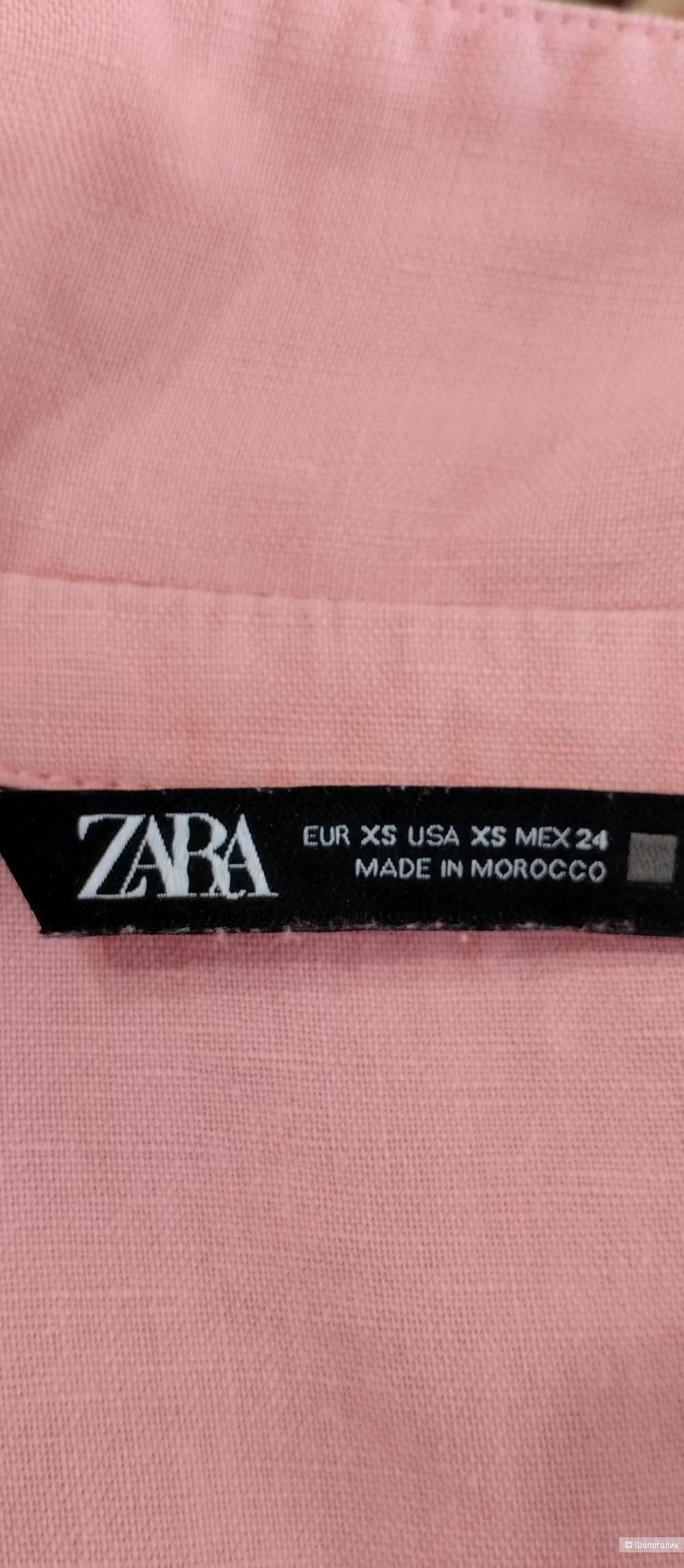 Платье лен ZARA размер XS (S/M)