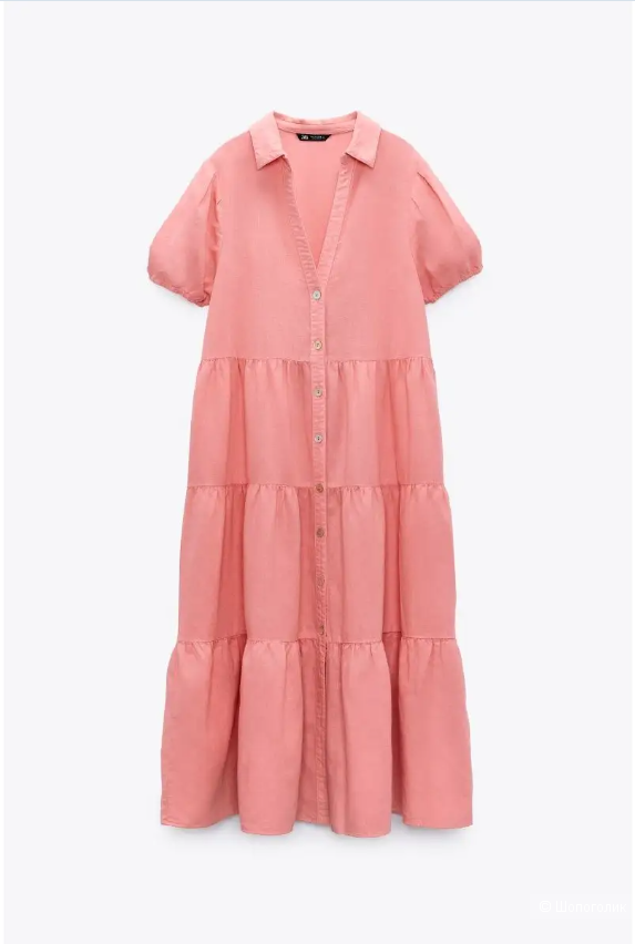 Платье лен ZARA размер XS (S/M)