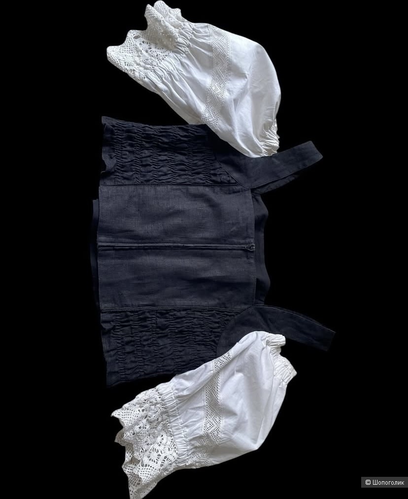 Льняной корсетный топ Distler 46